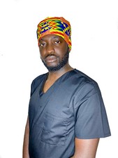 African Print Colourful Women's Men's Surgical Scrub Cap/Hat For Nurse Doctor