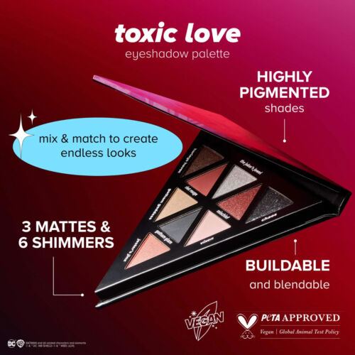Lottie London Harley Quinn Pouts & Pigtails Eyeshadow Diamond Palette pkg 0f 2 - Picture 11 of 14