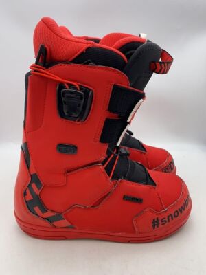 DEELUXE Snowboard Boots Deelux 25.5cm Quick Racing Red DEELUXE Snowboard Boots Deelux 25.5cm Quick Racing Red