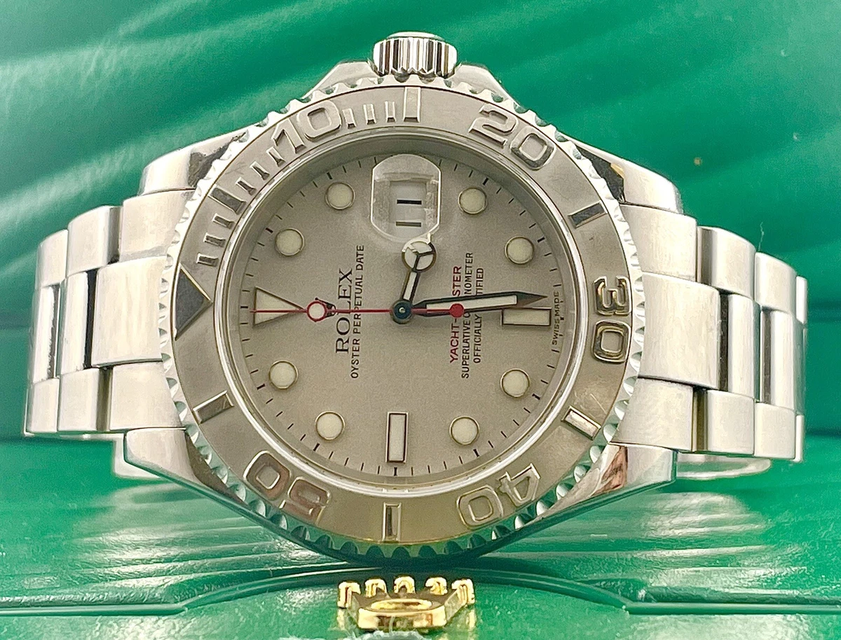 Sold]: Rolex Yacht-Master 16622 40mm Platinum Dial