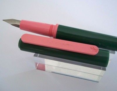 Stylo Plume Waterman Vintage Années 70/80 - Jaune Et Vert, Neuf De Stock