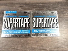 Lot Of 2 Realistic Supertape 900FT 1.0 MIL 5" Reel Cat. No. 44-1872A *UNTESTED*