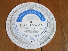 Hathaway Shirt Collectible Shirtmakers Selling Price Calculator 1997 Perrygraf