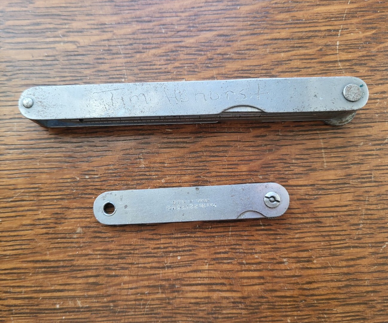 Starrett No. 245 Engineers Taper Wire & Thickness/No. 78 Feeler