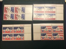 ICOLLECTZONE US C87-90 Plate Blocks in new mounts  VF NH #2A