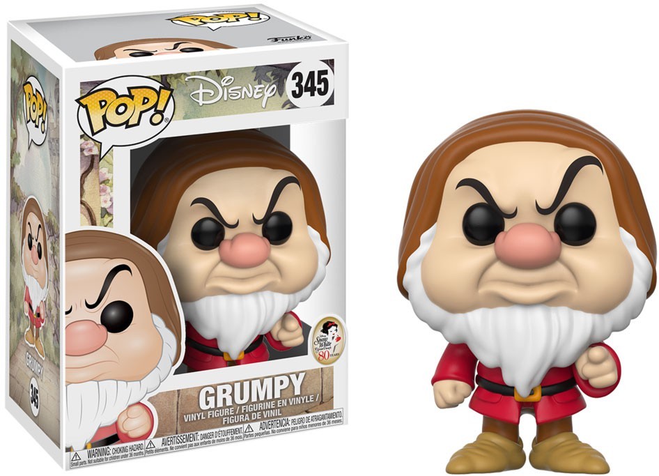Snow White Funko POP! Disney Grumpy Vinyl Figure #345 [Finger