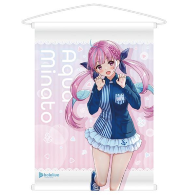 Hololive Lawson Aqua Minato Limited A2 Tapestry 420×594mm | eBay