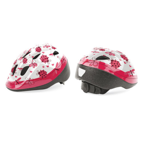 Casco Bici Bicicletta Bianco Rosa coccinelle LadyBird by ATALA bambina Tg.  XS | eBay