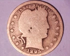 1895 BARBER25C QUARTER ~ 620-4