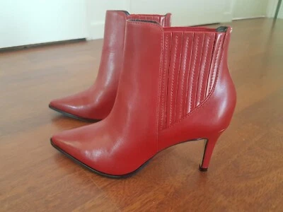 Bottines SAN MARINA rouge neuves P35 - Photo 1/4