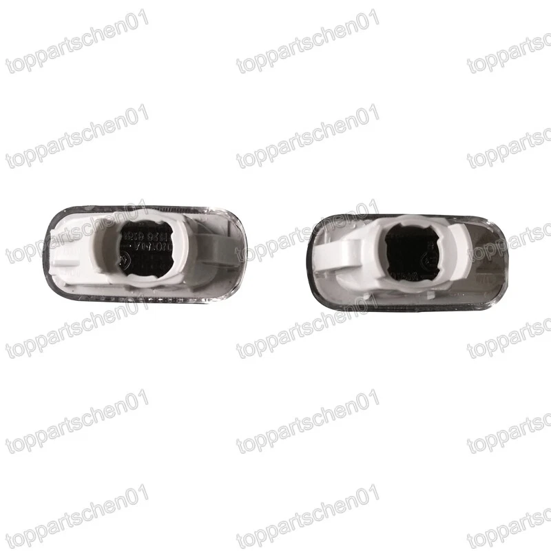 Luz marcadora lateral guardabarros delantero blanca 2 piezas para Honda Civic 2001-2011 CRV 2002-2006 Foto 3 de 4