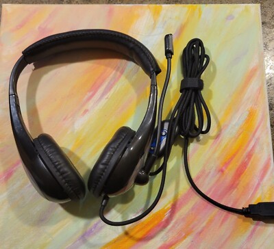 Avid Headset Black very good condition, tested works 