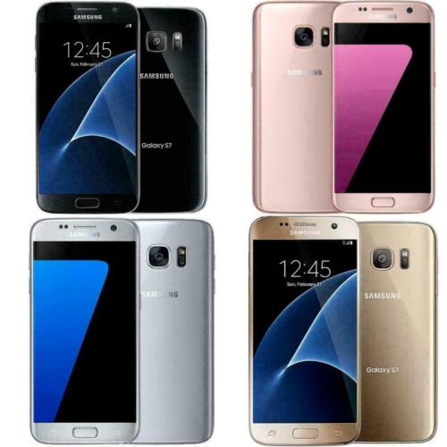 Samsung Galaxy S7 G930 32GB GSM Unlocked AT&T T-Mobile Verizon Smartphone Shadow - Picture 1 of 13