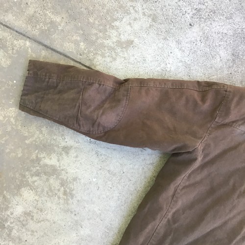 Jeep Workwear Jacket Mens XL Brown Canvas Heavy Zip Up *STAINED* - Picture 16 of 19