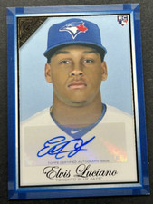2019 Topps Gallery - Elvis Luciano #112 Toronto Blue Jays - RC Blue AUTO /50