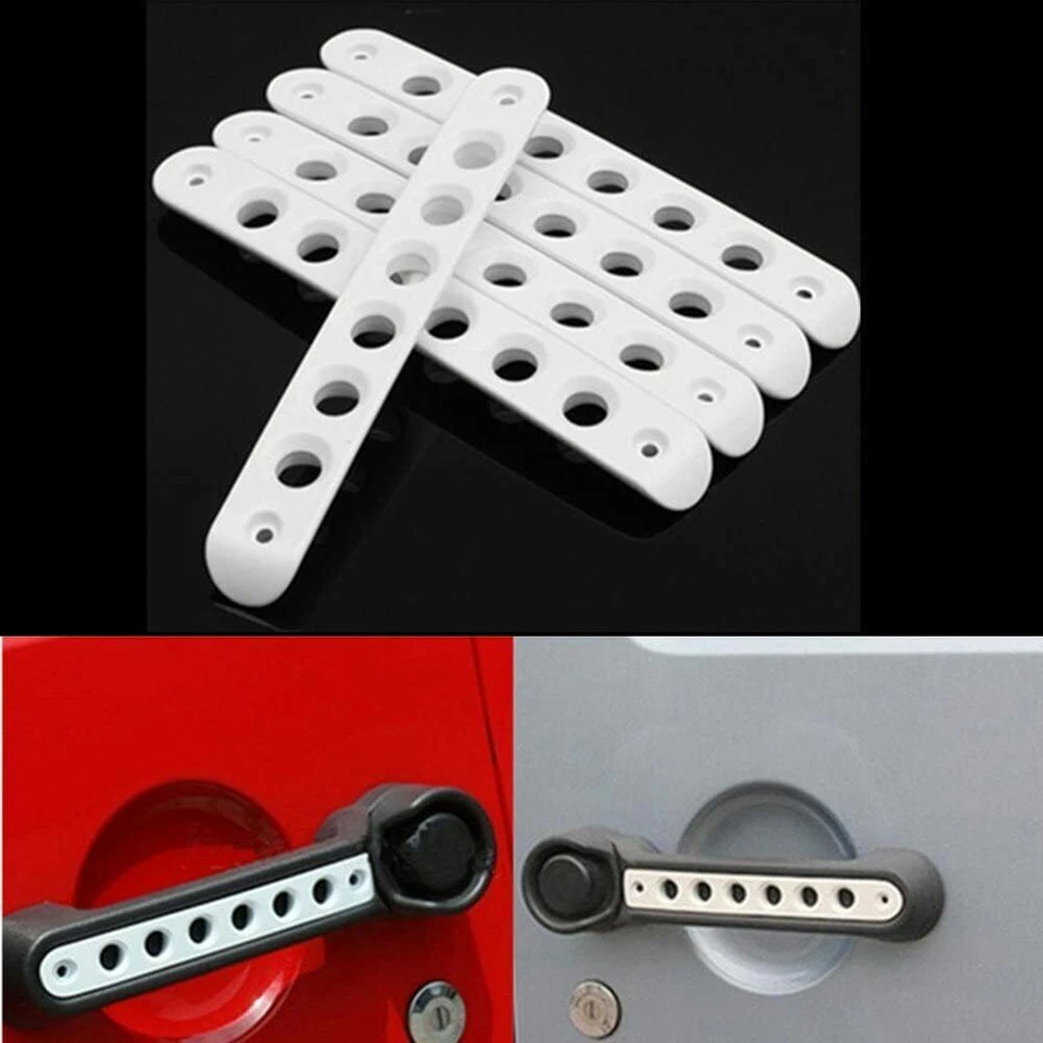 Inserciones de manija de puerta de aluminio para Jeep Wrangler JK 2007-2018 Foto 4 de 4