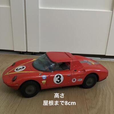 Asakusa Toys Tin Toy Car with Friction Ferrari ATC Red F/S FEDEX
