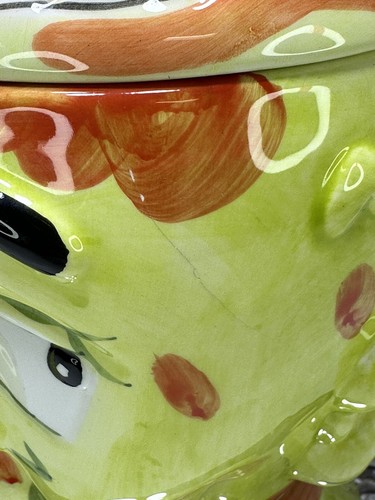 Barattolo di biscotti in ceramica halloween horror non morti mostro testa zombie CandyBowl cervello! - Foto 22 di 24