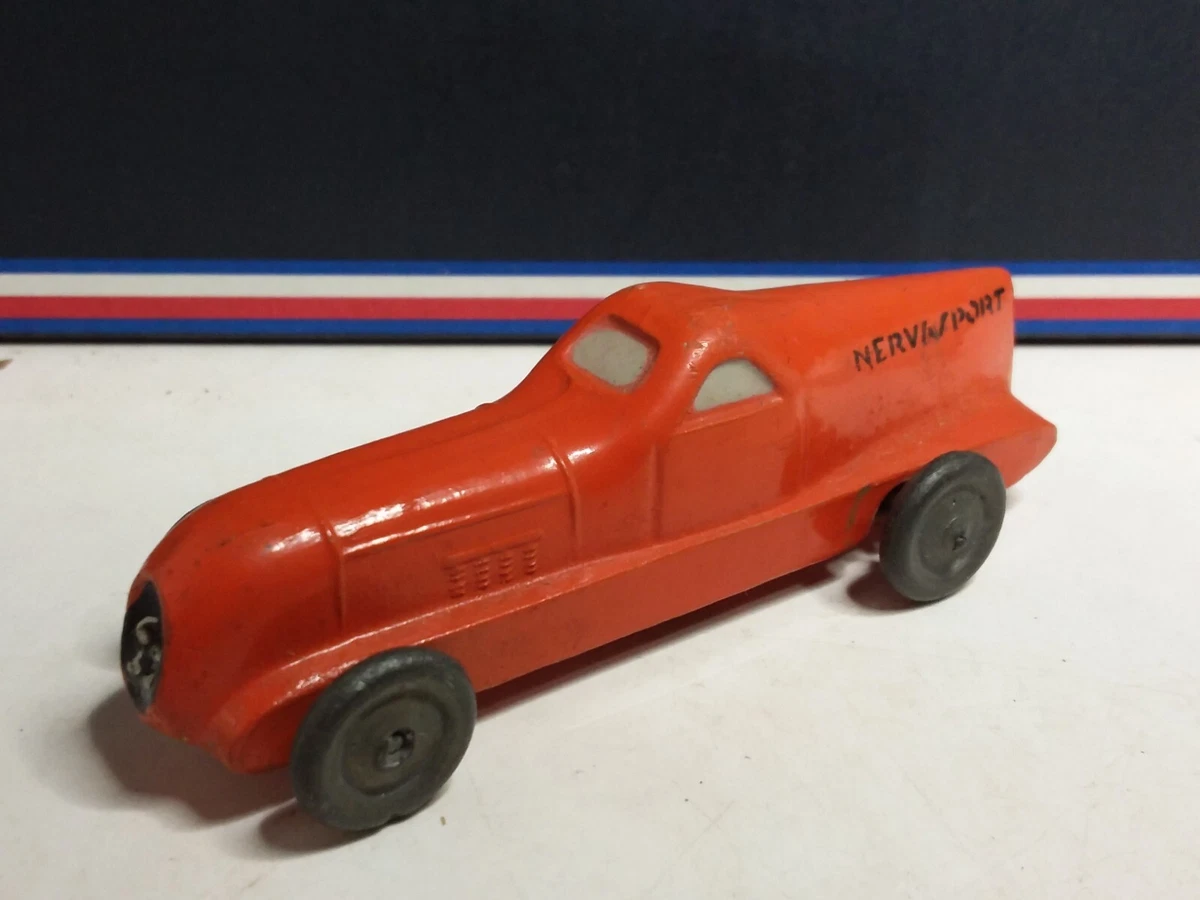 CIJ France - Renault Nervasport Voiture Record - Statuette Plâtre Et Farine - #2