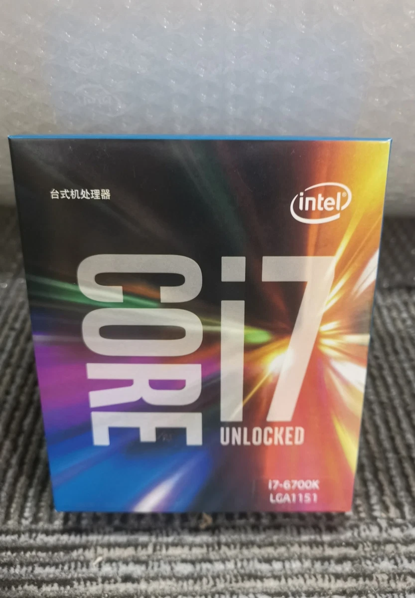 Intel Computer Processors Intel Core i7-6700K Processor Model for