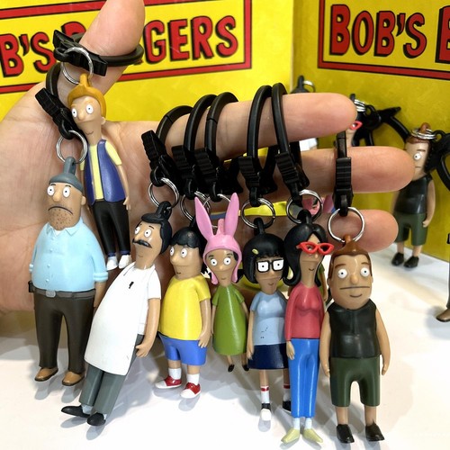 The Bob`s Burgers Película 4-7CM Figura Auténtico Arte Ornamento Mochila Llavero - Imagen 2 de 37
