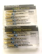 2 x Dentsply ProTaper Gold Files Assorted F3 21mm