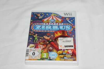NINTENDO WII SPIEL'' WIR GEHEN IN DEN ZIRCUS '' OVP+ANLEITUNG-NEU