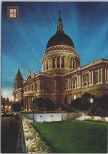 St. Paul's Cathedral, City of London, England Postcard