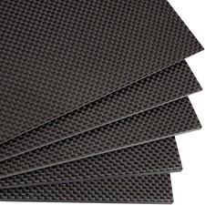 500x600 100 3k Carbon Fiber Sheet Laminate Plate Panel 1-4mm Thickness