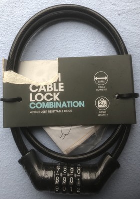 halfords cable lock