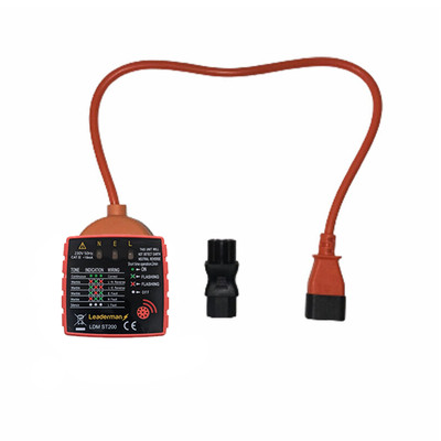 Leaderman Earth Continuity and Polarity Test Kit mit Kleeblatt Adapter ECP-K1