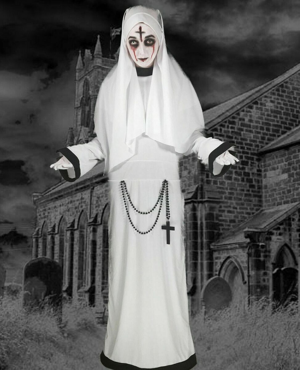 Nun Deluxe Adult Costume Uk Size 10 14 Nun Deluxe Adult Costume Uk Size 10 14