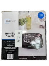 Mainstays Burner, 120V~ 1100W, Portable, Easy to Cook, Elegant Classic Design