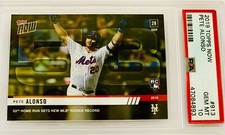 2019 Topps Now Pete Alonso RC “53 Sets MLB Rookie HR Record 9.28.19 ” PSA 10