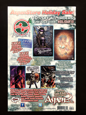 Lady Mechanika #1 J. Scott Campbell Variant Aspen Comics Jan 2011