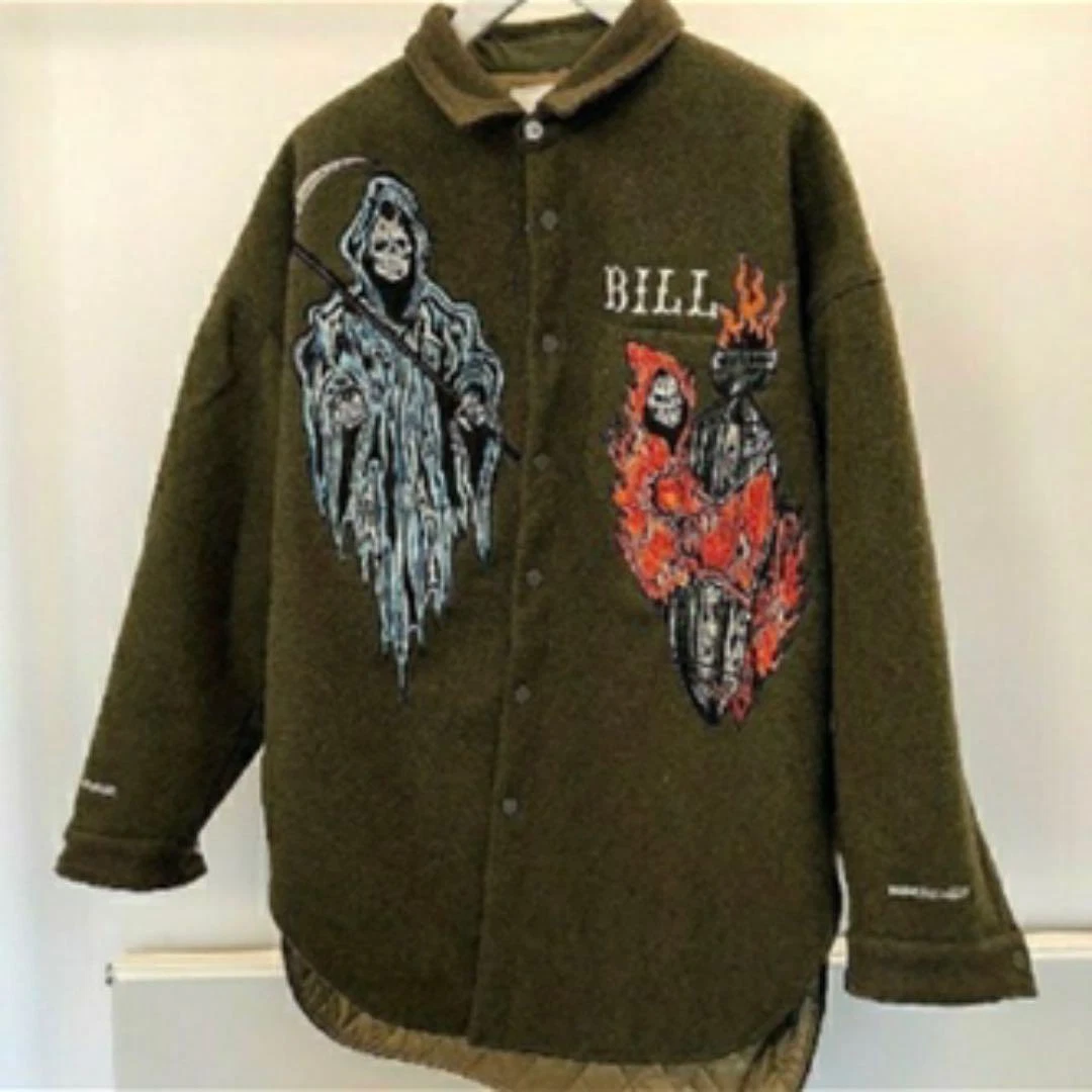 READYMADE 2 OVERSIZE SHIRT Warren Lotas Men's Clothing Jacket Genuine