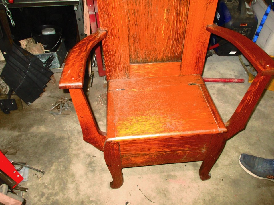 Vintage wooden Hall Tree/Bench eBay