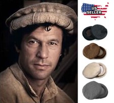 Afghan Cap Best Quality Tribal Chitrali Pakol Hat Topi Pakistan Wool Cap