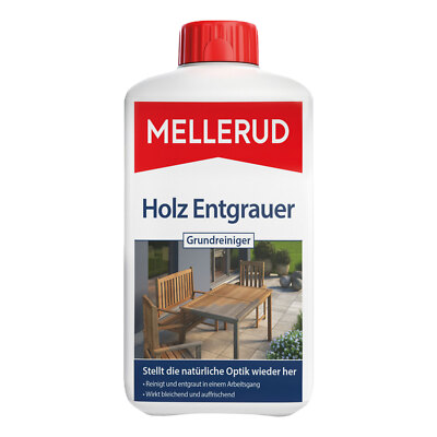 Mellerud Holz Entgrauer Grundreiniger 1000ml Flasche