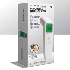 Sharper Image Touchless Thermometer No Contact Touch Free Digital Forehead