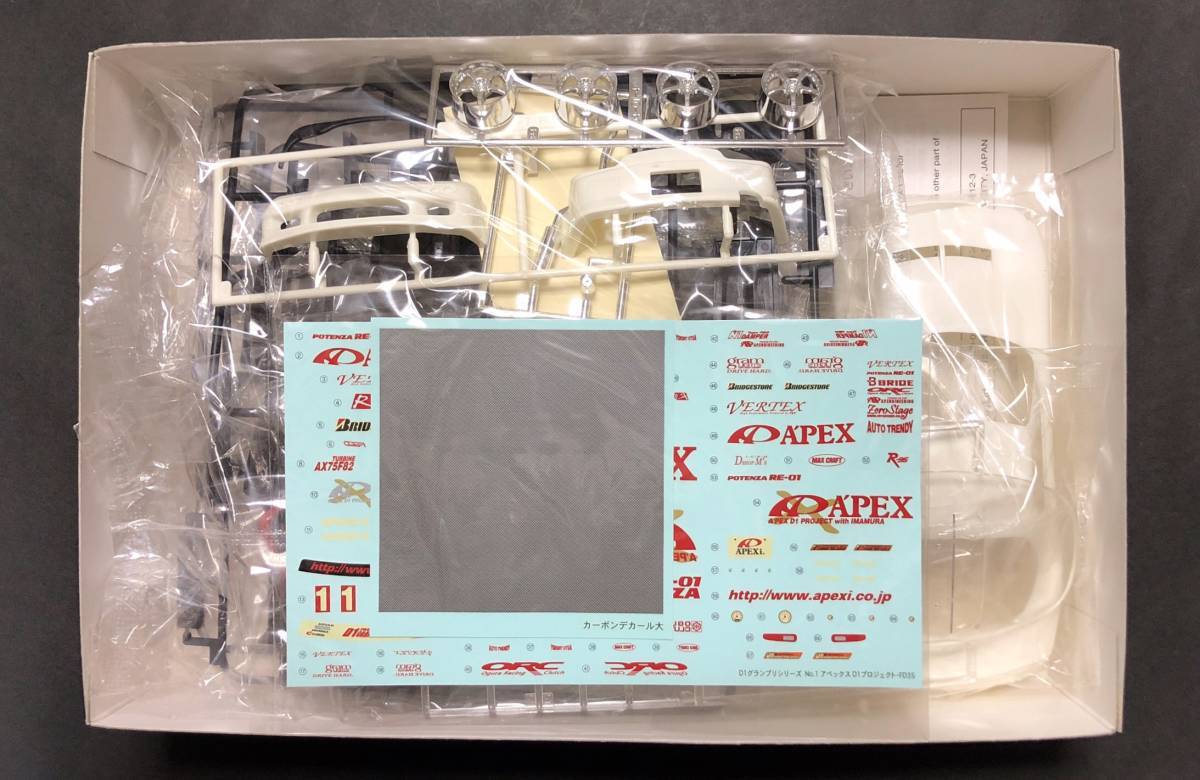 TAMIYA 1/24 APEX D1 PROJECT FQ35 プラモデル TAMIYA 1/24 APEX D1 PROJECT FQ35 プラモデル - メルカリ