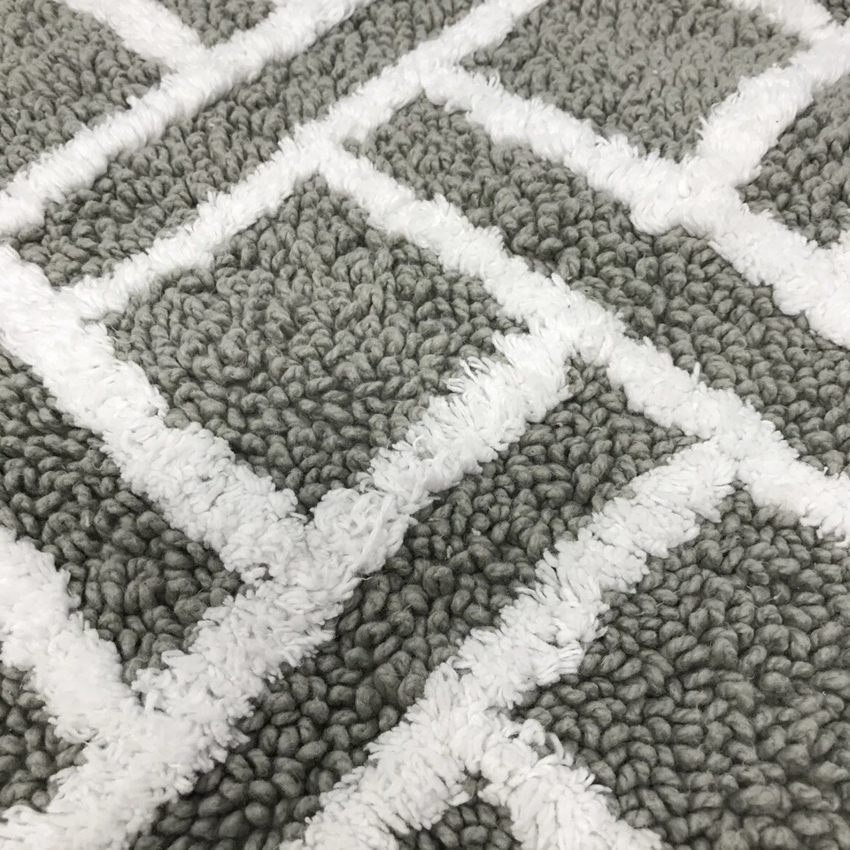 Alfombra de baño antideslizante geométrica 27x44 pulgadas ALFOMBRA GRANDE RALPH LAUREN Foto 3 de 4