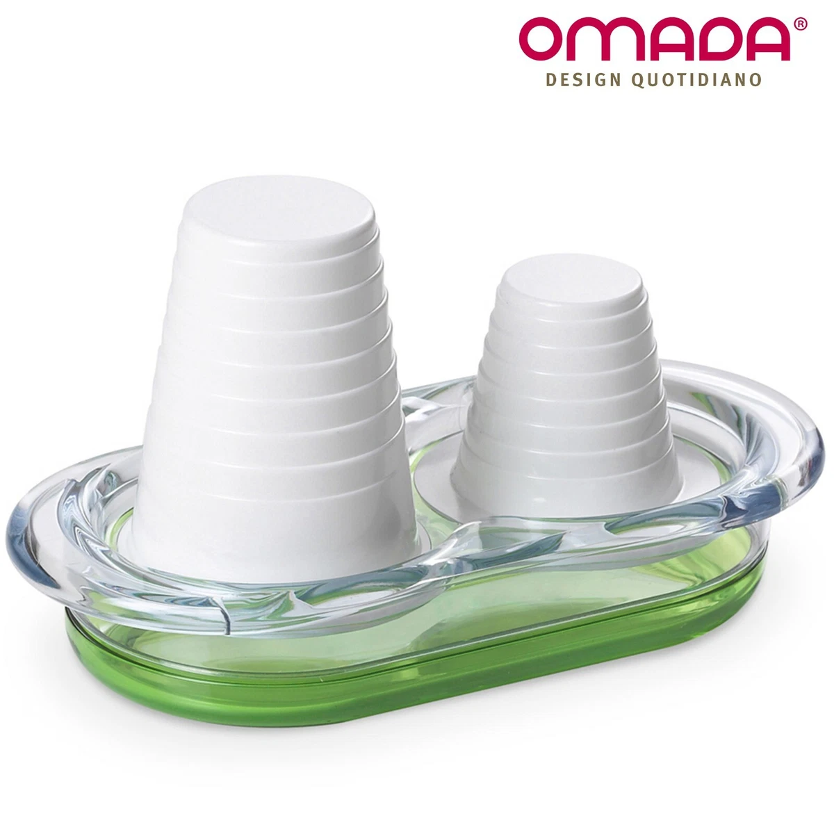Supporto portabicchieri in metallo - Elegante organizer da cucina per