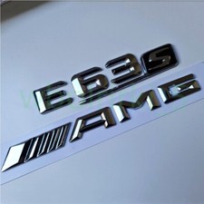 Für Mercedes-Benz E63s AMG Heckemblem Chrom Car Schriftzug Silber 3D Aufkleber. Für Mercedes-Benz E63s AMG Heckemblem Chrom Car Schriftzug Silber 3D Aufkleber.