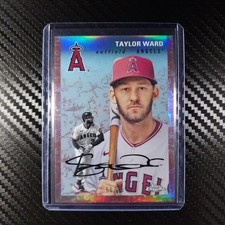 2023 Topps Chrome Platinum Anniv. Taylor Ward #190 Rose Gold Toile Cream /75