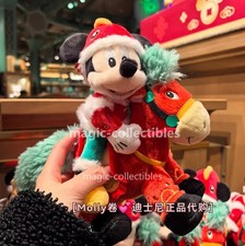 Shanghai Disney 2026 New Year Mickey Mouse Cute Plush Doll Toy Gift exclusive
