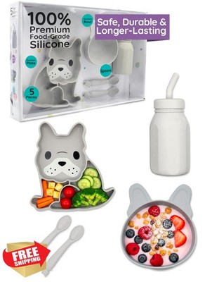 melii 5-Piece Silicone Set Bulldog