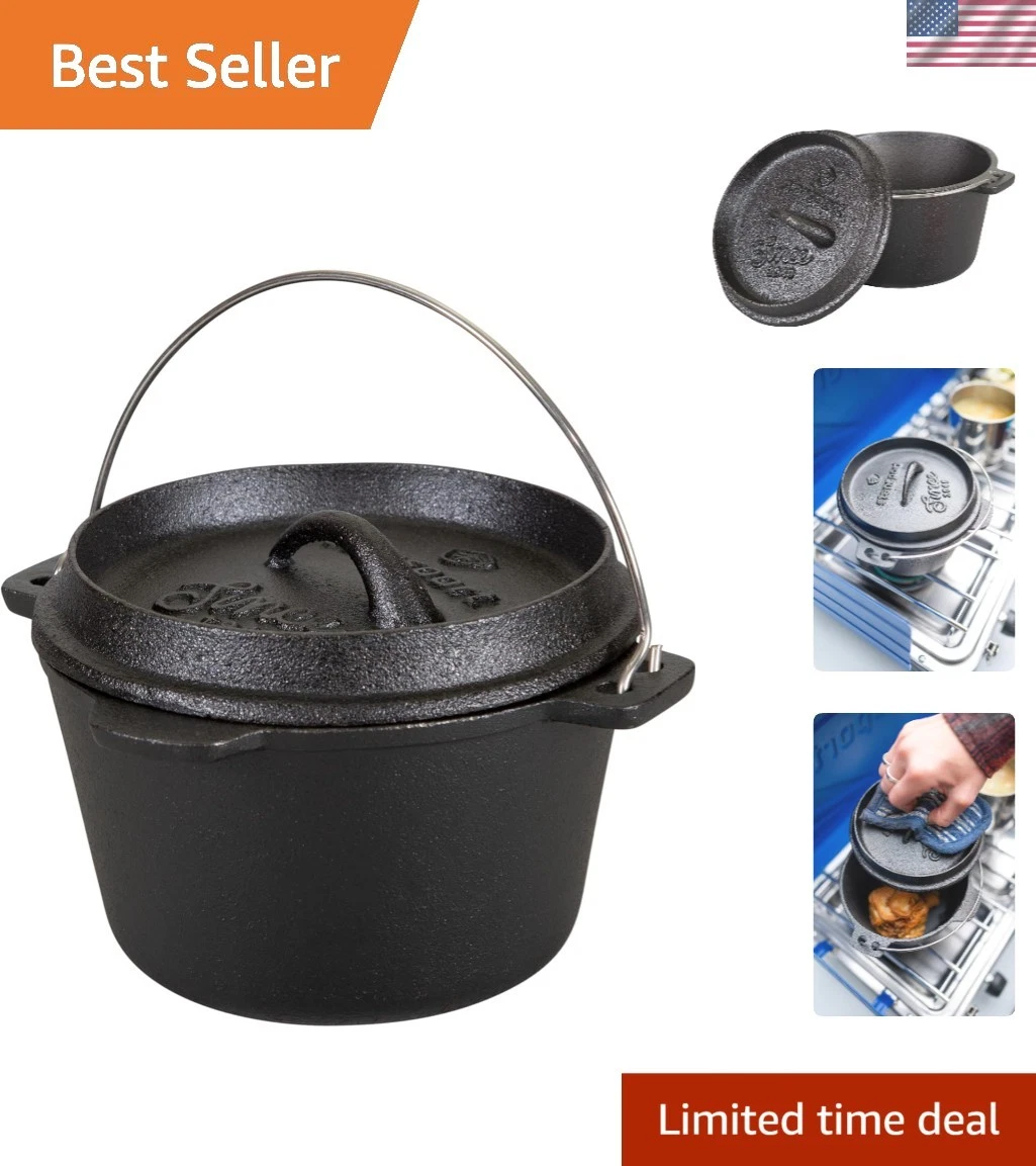Pre-Seasoned Cast Iron Dutch Oven