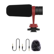 Microphone Video Podcast Condenser Interviewing Microphone with 3.5mm Port