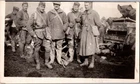 PH2882 WW1 Military Soldier Men Man Chow Line Vintage Snapshot Photo